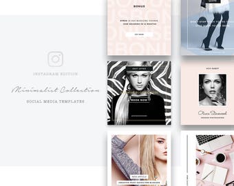 Modelli di social media per Instagram - Modelli di marketing - Branding Instagram - Modelli di post di blog - Modelli di Photoshop - PSD a più livelli