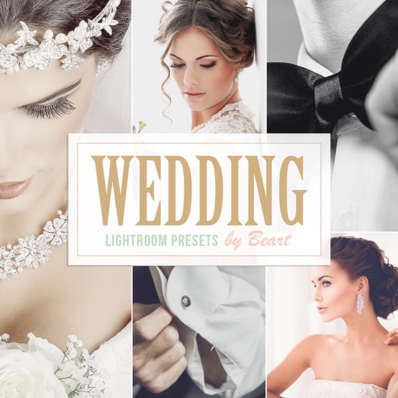 Wedding Lightroom Presets Professional Collection Wedding - Etsy