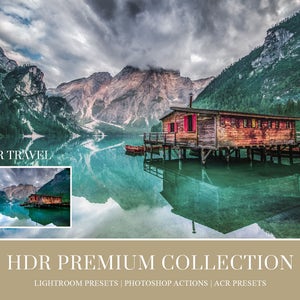 HDR Lightroom Presets Professional Collection, hdr effect, hdr actions, hdr photography, presets lightroom, high contrast INSTANT DOWNLOAD image 3