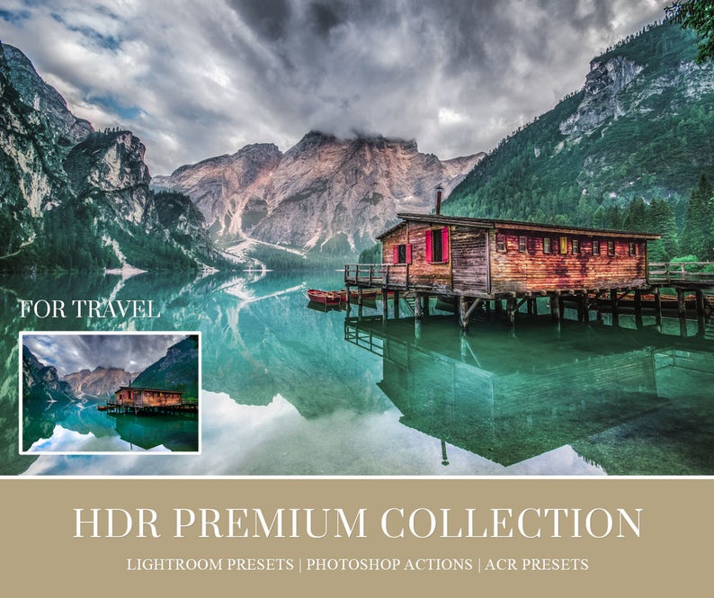 HDR Lightroom Presets Professional Collection, hdr effect, hdr actions, hdr photography, presets lightroom, high contrast INSTANT DOWNLOAD image 3