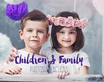 Best Family and Children Photoshop Actions PS Actions Newborn Photography Family Photo Actions Photoshop Plugins Pro Actions ACR Presets