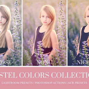 Pastel Lightroom Presets Collection, Adobe Lightroom Presets pastel, portrait, pastels lightroom, Adobe Lightroom, best, soft color presets image 4