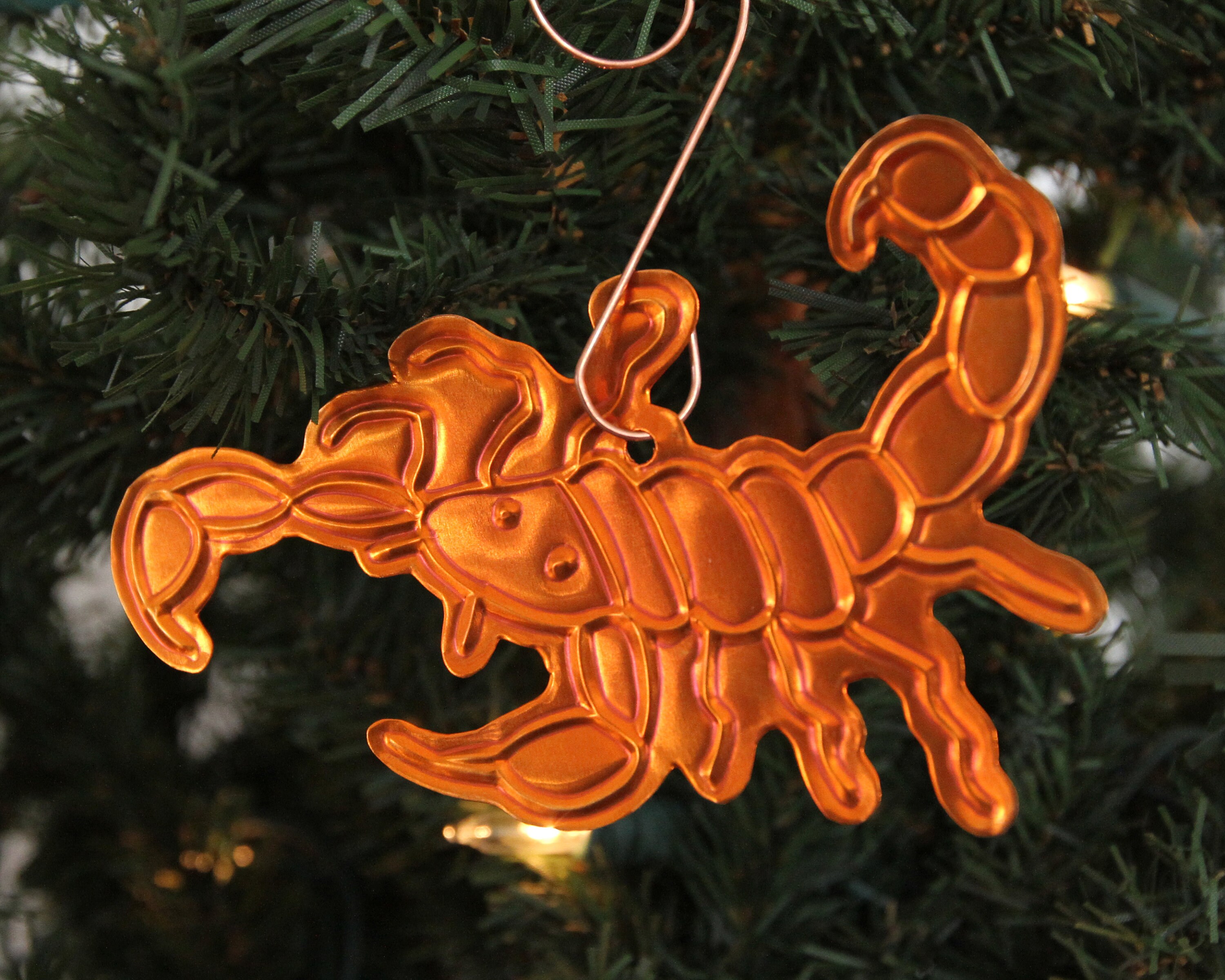Handmade Copper Ornament Scorpion Bug Insect Ornament Etsy