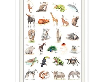 ABC Poster animals