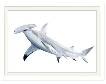 Hammerhead shark print