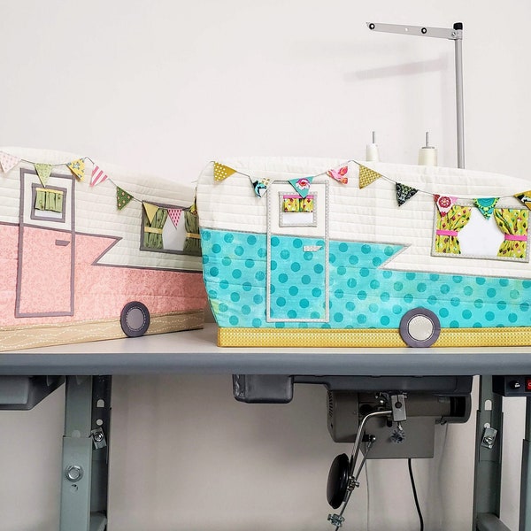 SEWFAST - Vintage Camper Trailer Sewing Machine Cover PDF Pattern