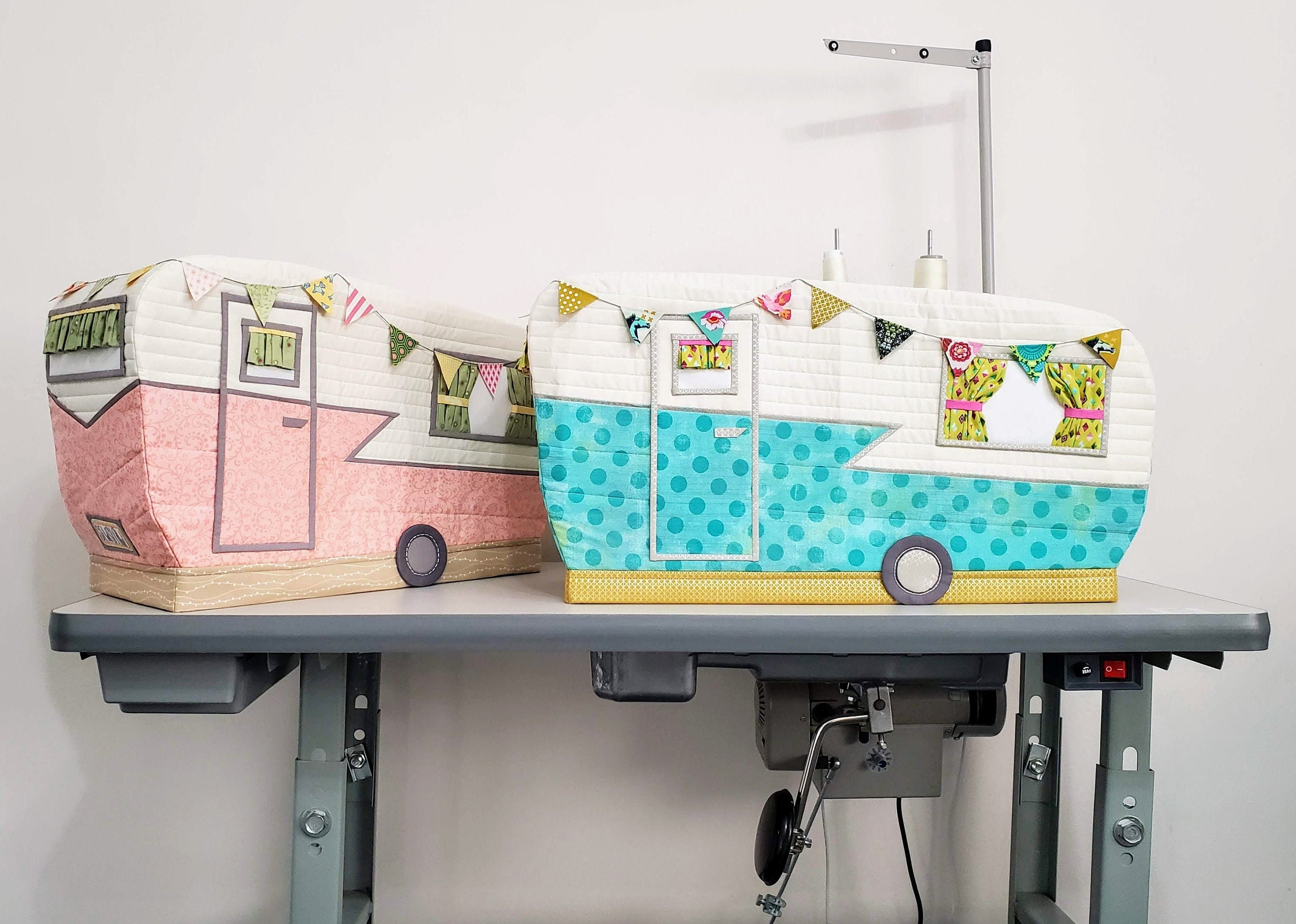 SEWFAST Vintage Camper Trailer Sewing Machine Cover PDF Etsy Canada