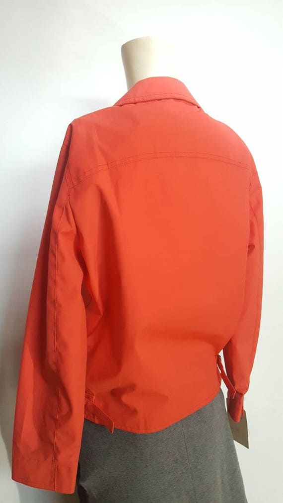 Vitage retro 70s rain jacket made by Savexim high… - image 5