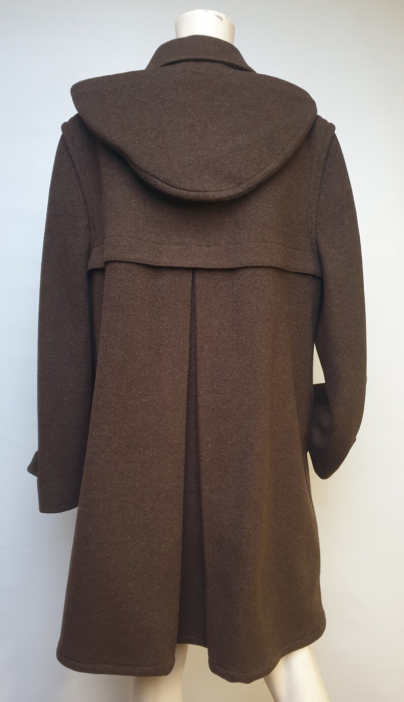 Vintage 70s Wool Jacket Hooded Coat Salko Austria High Quality Coat