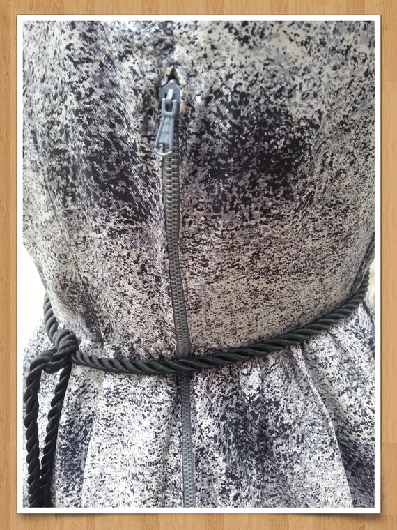 Genuine 50's dress silk pin up dress hand sewn fu… - image 5