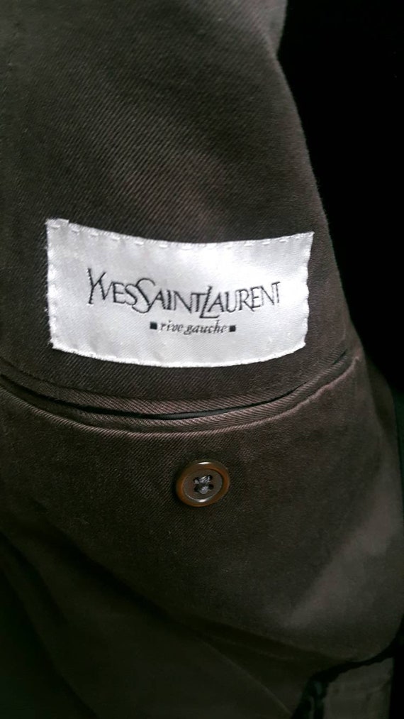 YvesSaintLaurent jacket mans river gauche line ur… - image 1