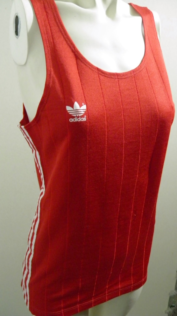 Vintage ADIDAS deportes camiseta sin mangas realizada por - Etsy México