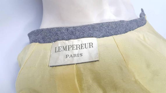 50s jacket Lampereur Paris vintage wool silk lini… - image 3