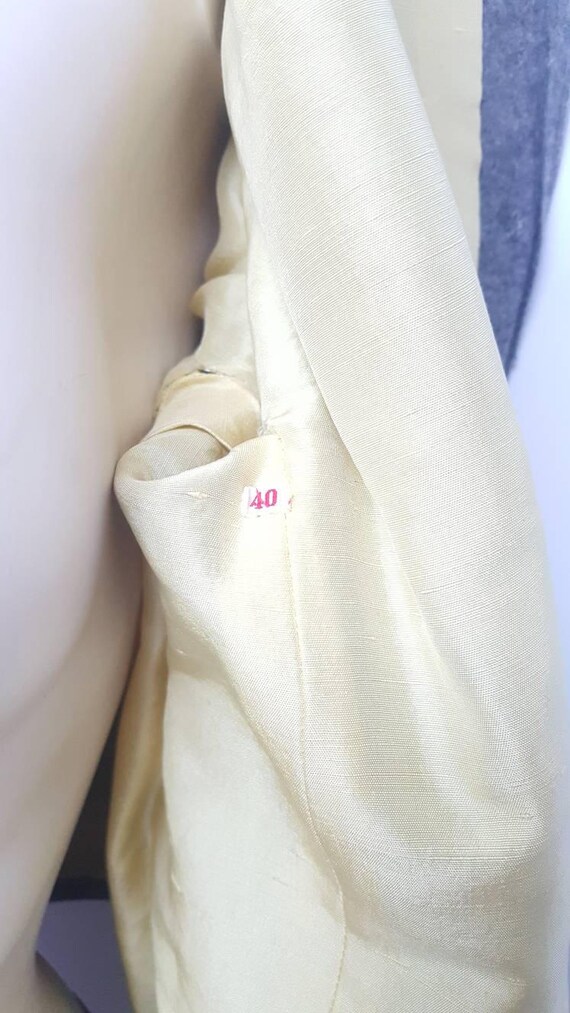 50s jacket Lampereur Paris vintage wool silk lini… - image 7