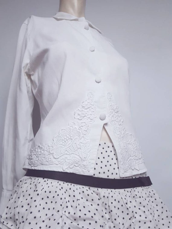 Nara camicee vintage high quality blouse cotton m… - image 6