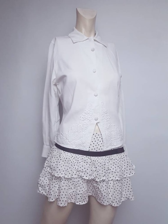Nara camicee vintage high quality blouse cotton m… - image 2
