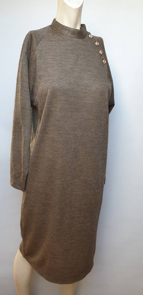 Vintage 70s Pullover Knitted Dress Made in Itsly by Tatjana