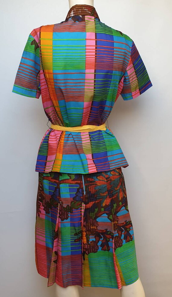 70s vintage set made by Ralph colorfull seventies… - image 5