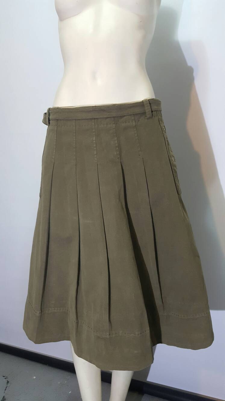 Maxmara Weekend Vintage Skirt Two Lateral Pocket Mid Length - Etsy