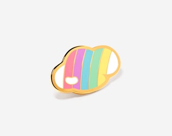 Cloud: Fruity Rainbow Lapel Hat Pin