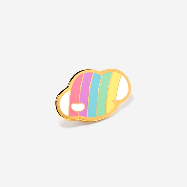 Cloud: Fruity Rainbow Lapel Hat Pin