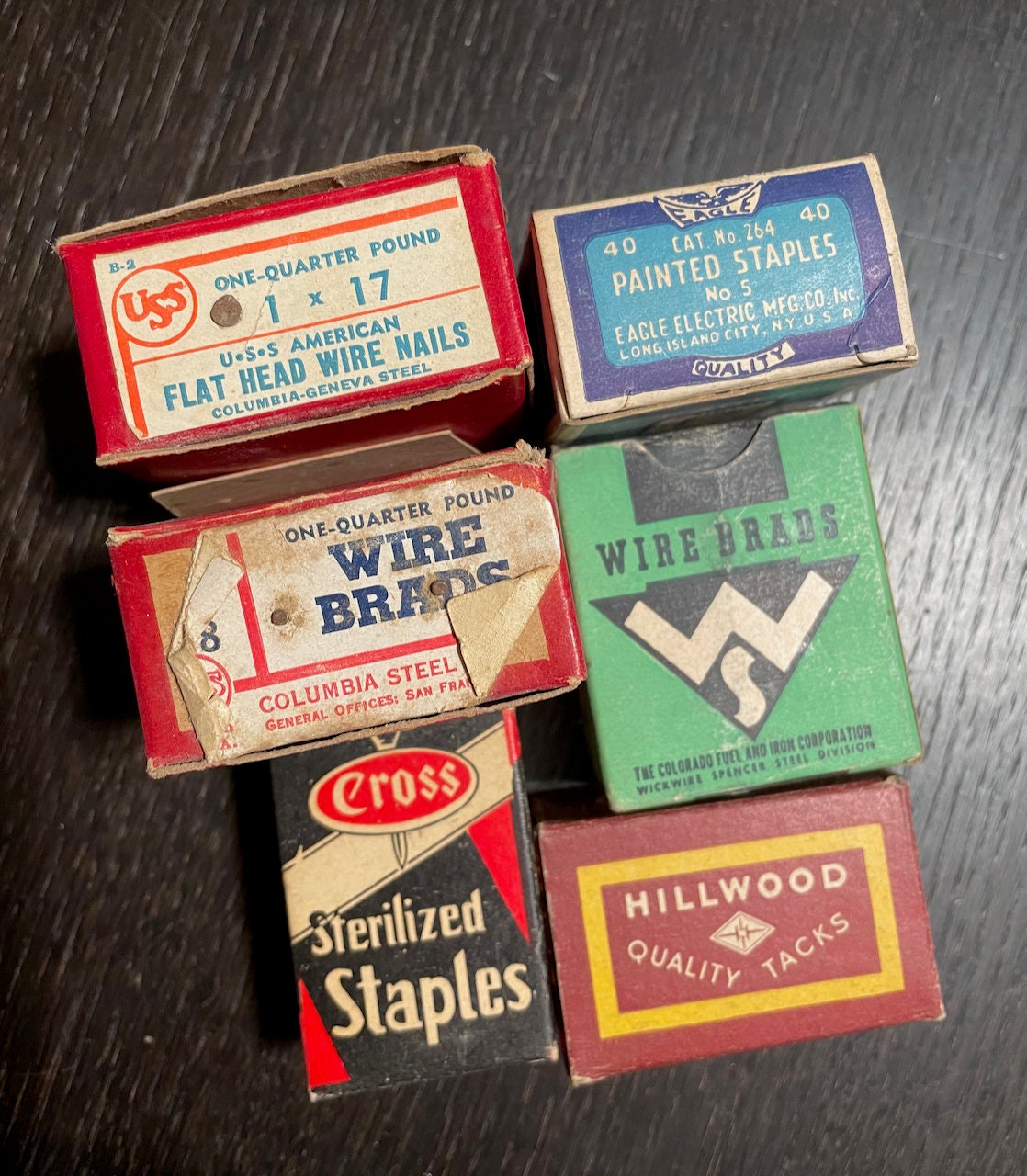 Very Rare Vintage Staples Bowling Alley Wax Tin Box Vintage Tin