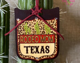 Rodeo Mom Rear view mirror charm, Rear view mirror accessories, Rear view mirror accessory, rear view mirror ornament