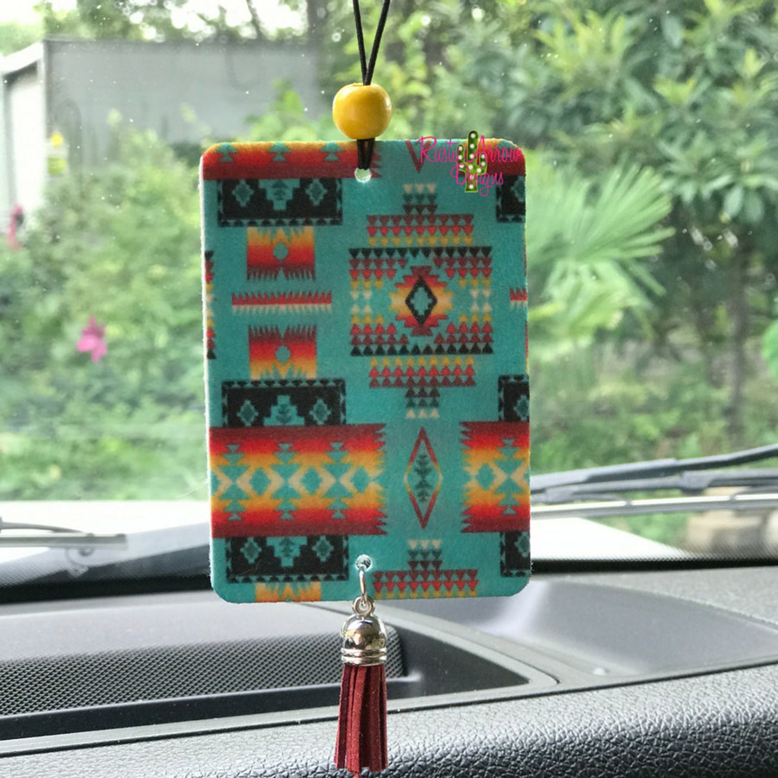 Car Scents Southwestern Pattern Car Air Freshener Includes Etsy
