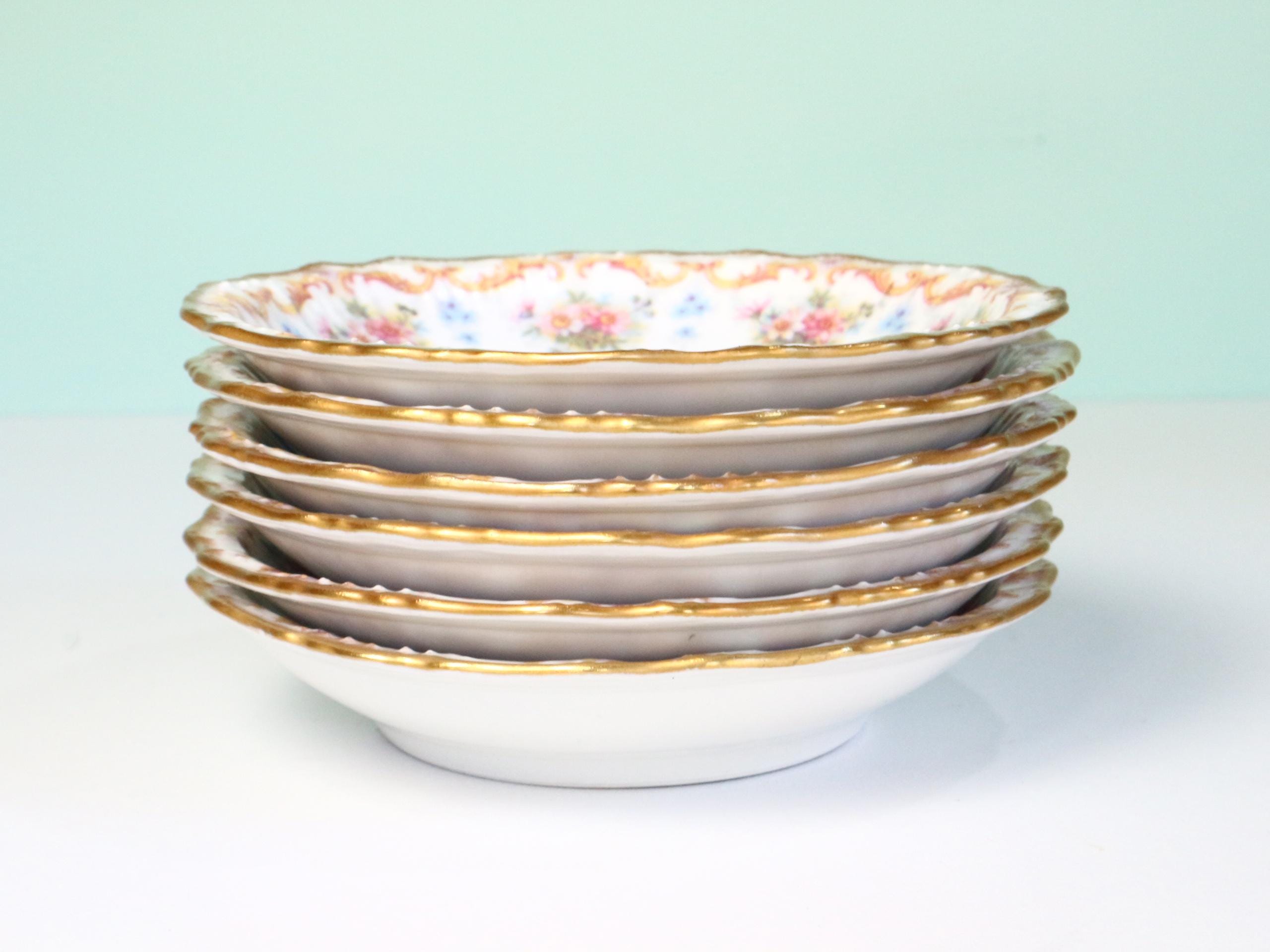Lot De 6 Petits Bols En Porcelaine Vintage – Années 70