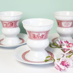 Duitse koffiekop / mok Ruedesheimer Asbach Uralt met schotel