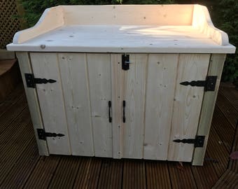 solid wood outside cupboard garden patio shed greenhouse