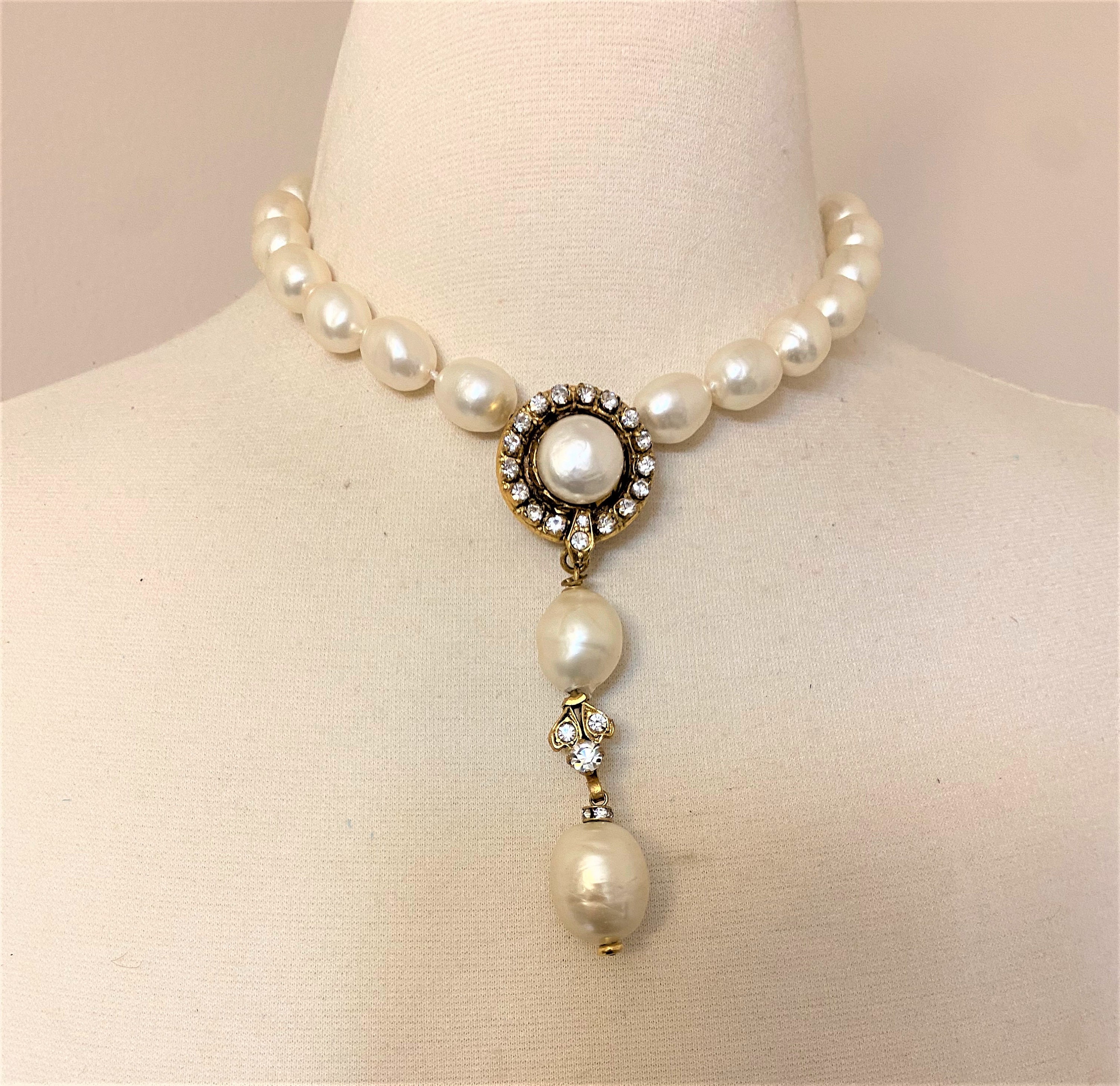 Chanel 36 Faux Pearl Necklace
