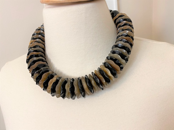 Stunning Danish Designer Monies Style Modernistic Choker Necklace