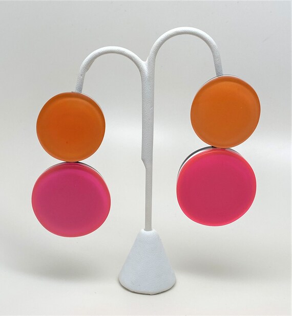 Designer Gerda Lynggaard-Monies Fuchsia & Orange … - image 2