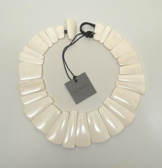 Stunning Gerda Lynggaard - Monies Buffalo's Bone Bib Necklace
