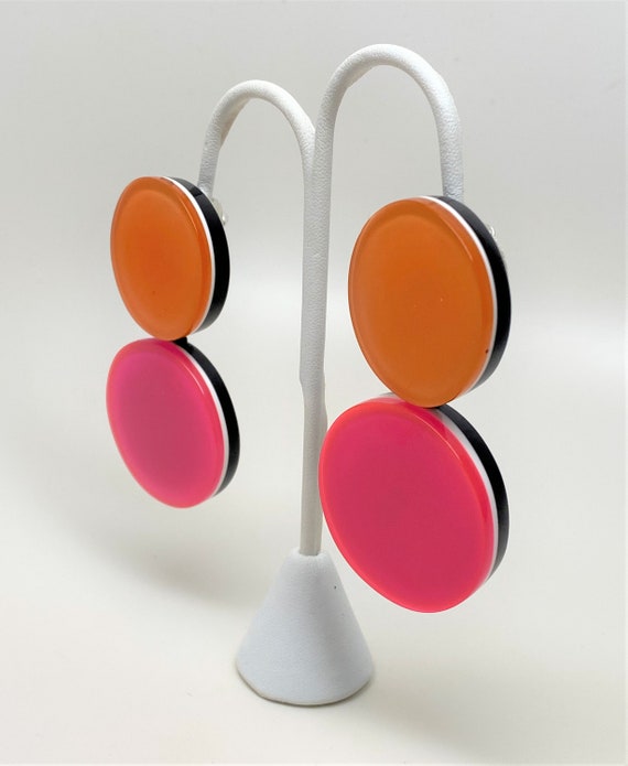 Designer Gerda Lynggaard-Monies Fuchsia & Orange … - image 8