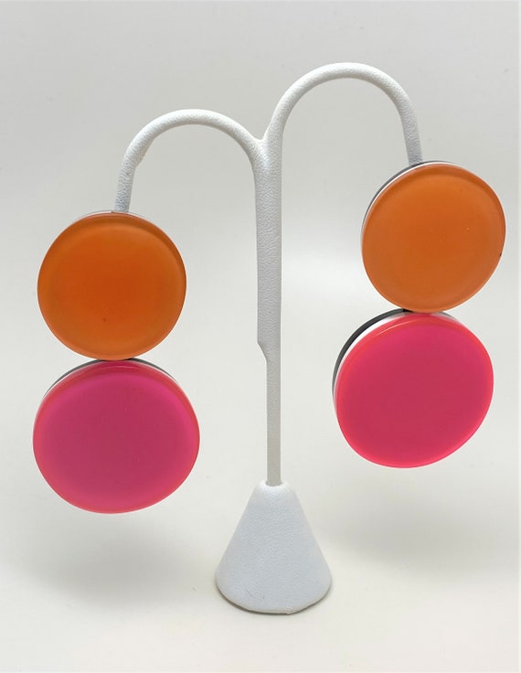 Designer Gerda Lynggaard-Monies Fuchsia & Orange … - image 9