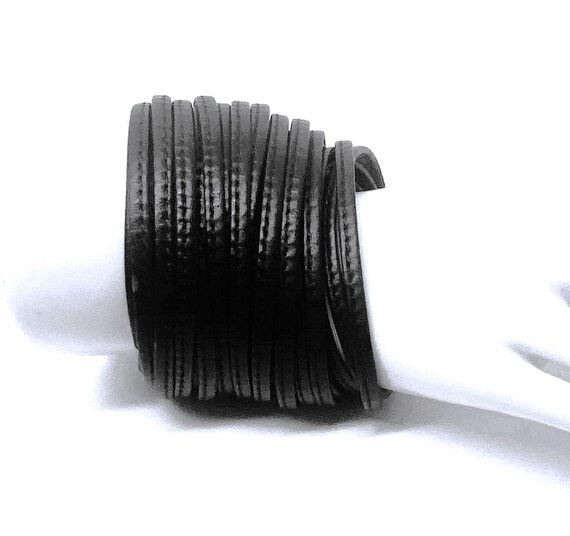 Exquisite Monies Gerda Lynggaard M8lti Strand Black Leather Bracelet