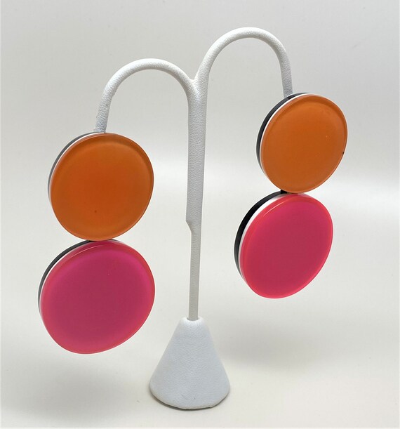 Designer Gerda Lynggaard-Monies Fuchsia & Orange … - image 10