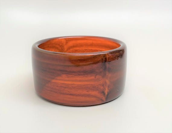 Vintage Givenchy Brown Lucite Bangle Bracelet