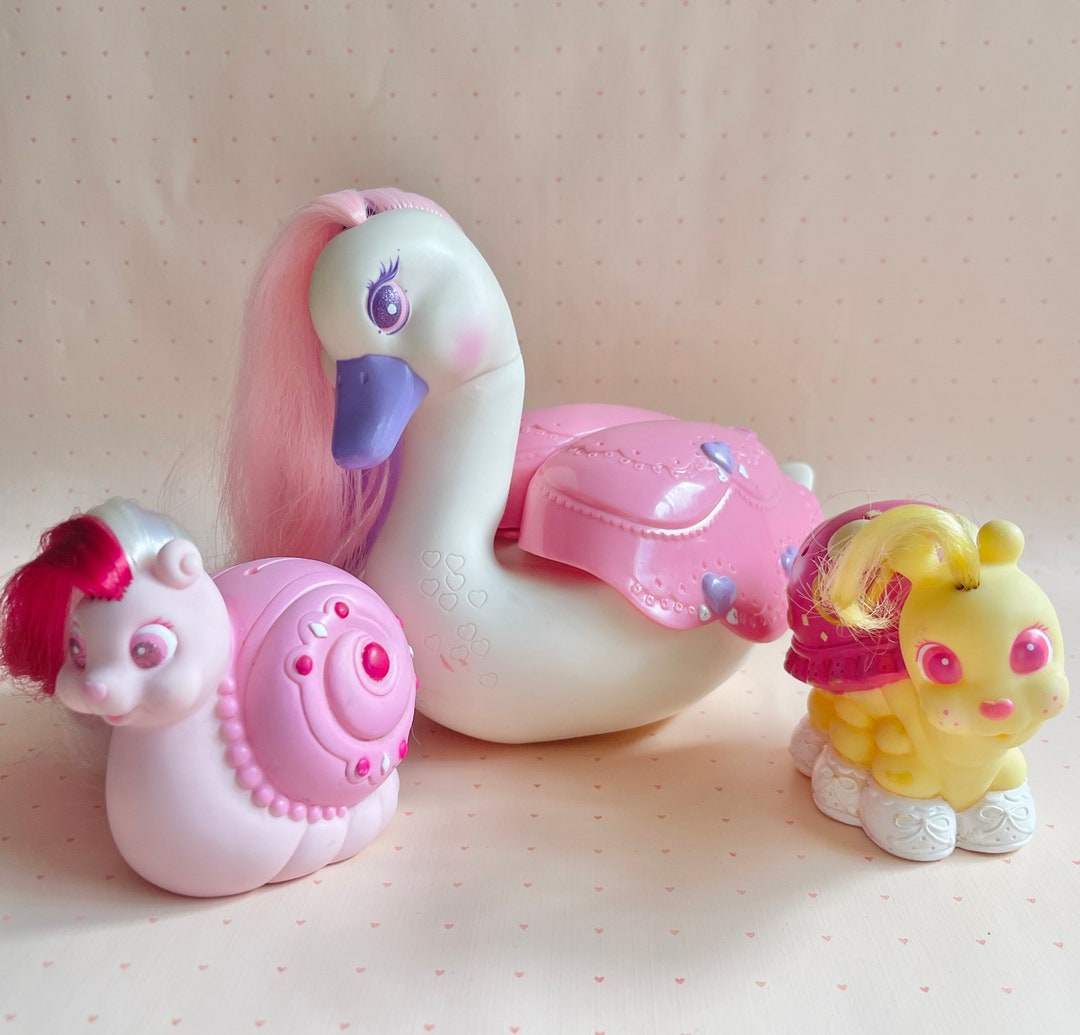 Keypers Snail Vintage Tonka Keypers Swan Princess Pastel 1980s Snail Lot - Etsy