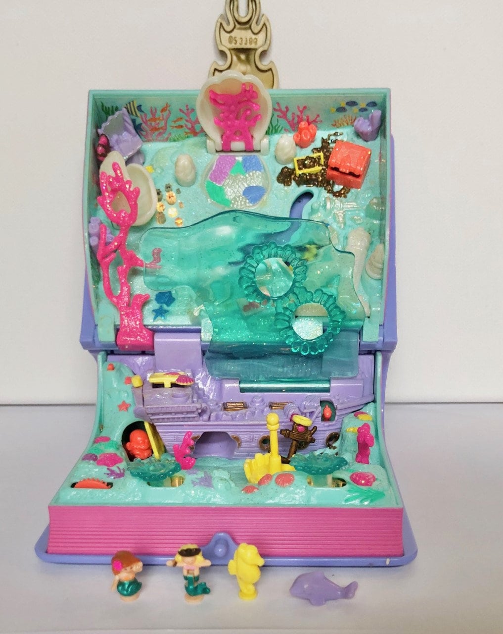 Polly Pocket Bluebird 1995 Sparkling Mermaid Adventure Book livre