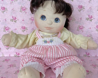 Vintage Mattel My Child Brunette Doll Plush 1980s
