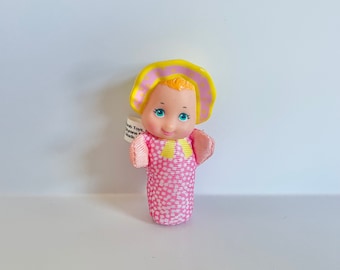 Vintage Galoob So Small Babies Lewis Baby Bean doll with Bonnet Collectable