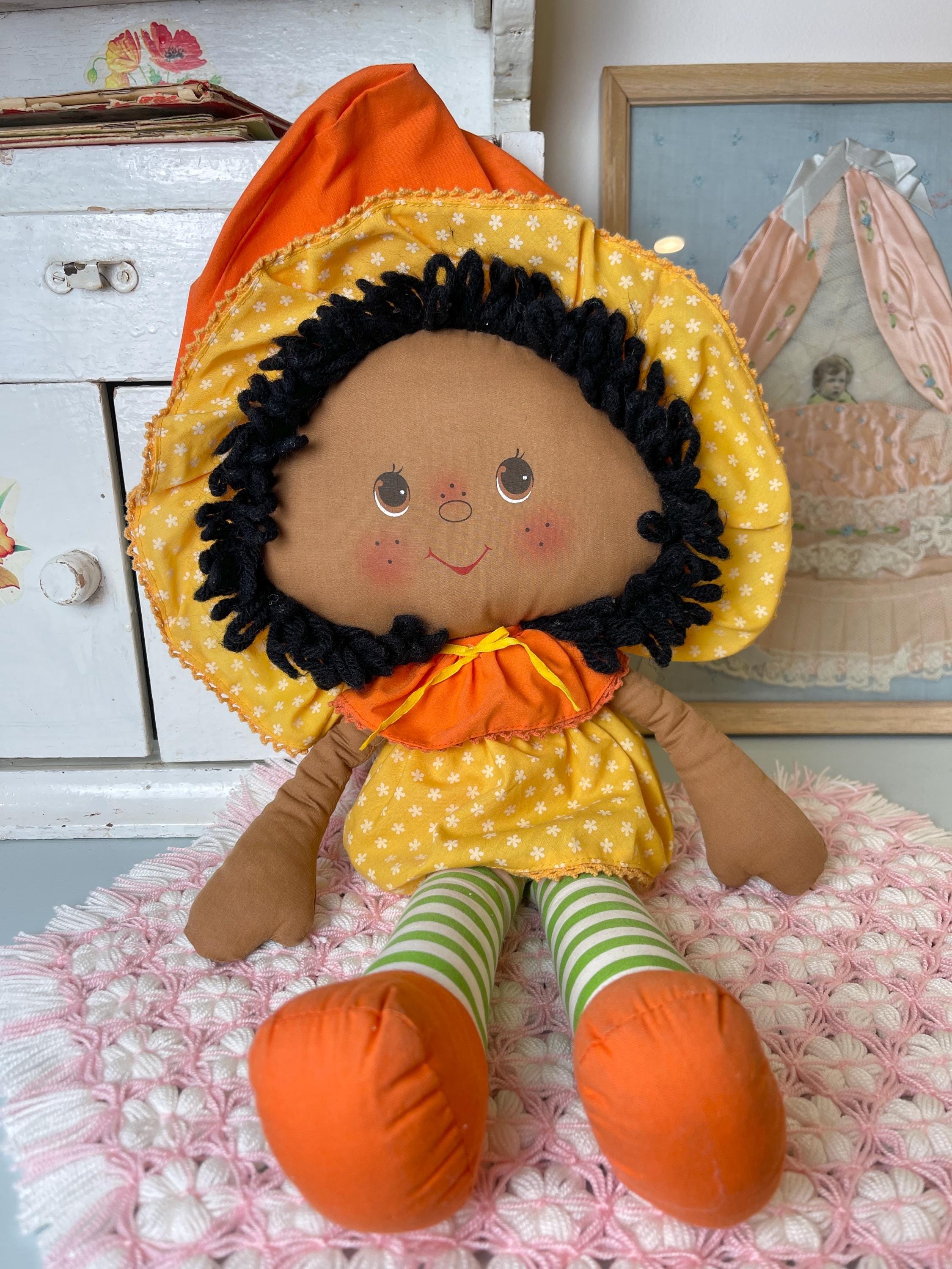 Vintage Strawbery Shortcake Orange Blossom Rag Doll Kenner 1980s