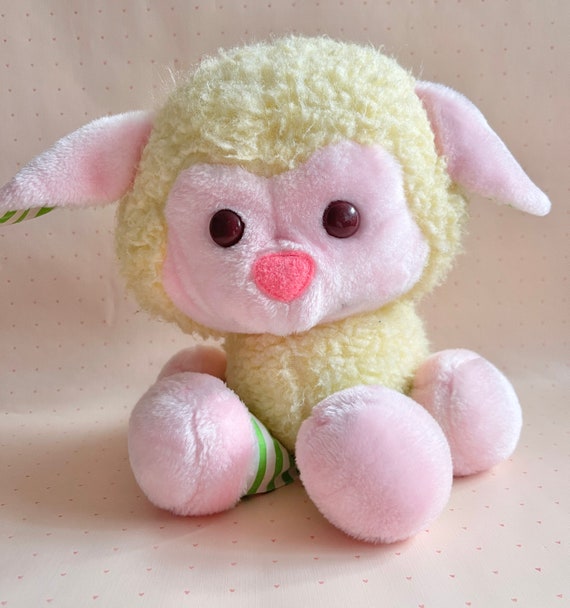 Vintage Kenner Melonie Belle Lamb Large Plush Strawberry Shortcake