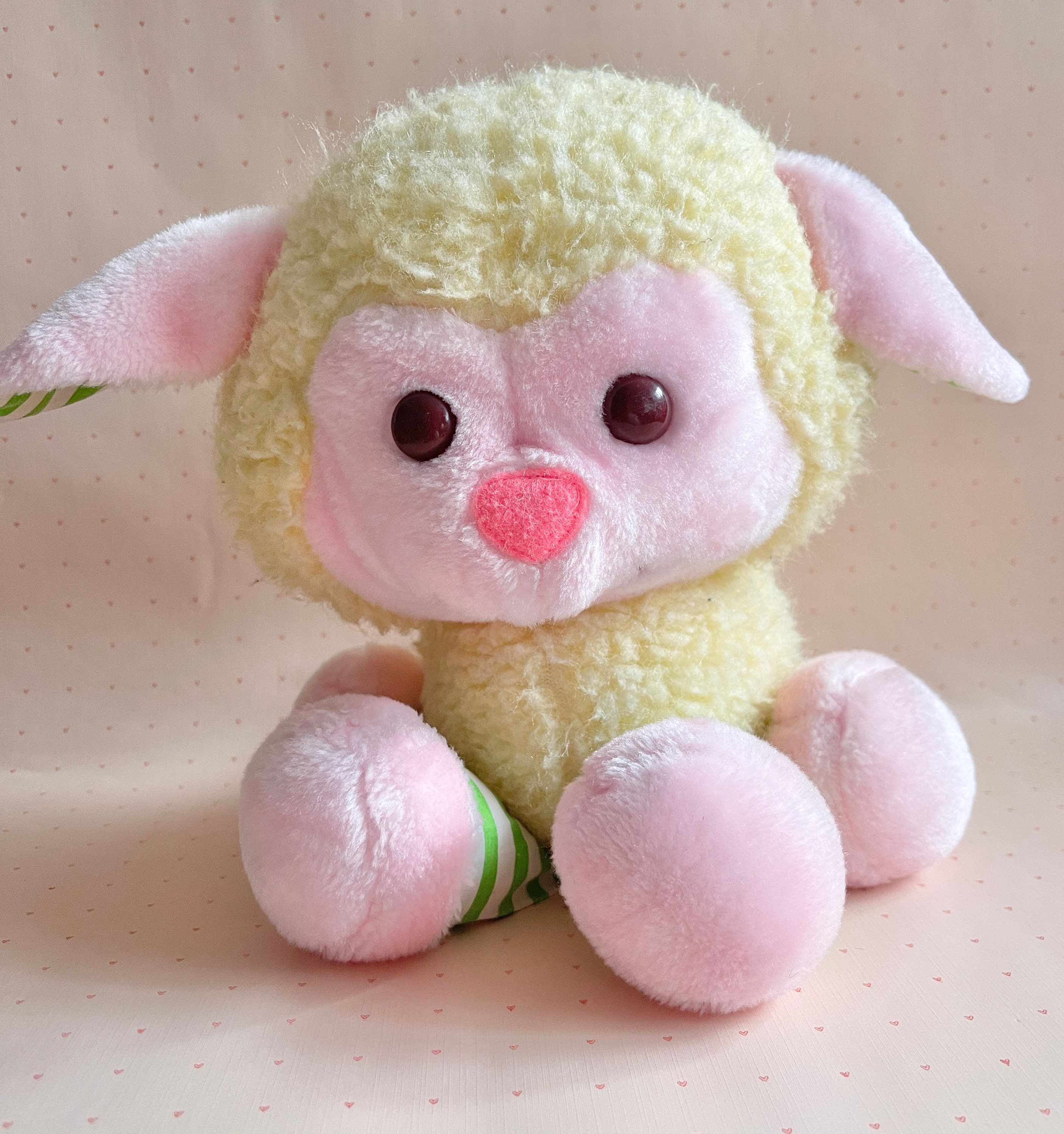Vintage Kenner Melonie Belle Lamb Large Plush Strawberry Shortcake