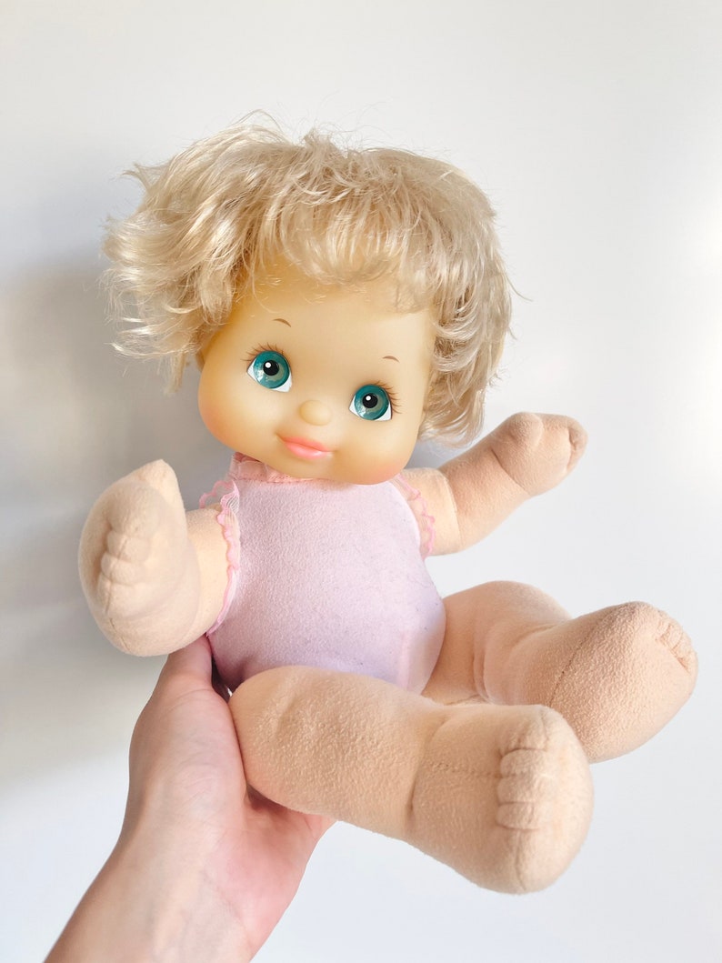 Top global valentine's day clicks Vintage My Child Loving Baby Doll 1980s Blonde Vinyl Head Baby | Etsy