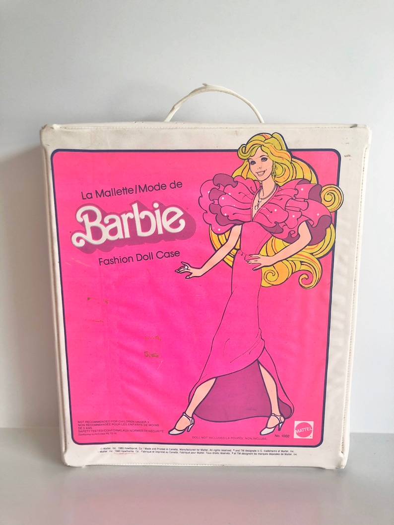 Vintage Barbie 1980s Fashion Doll Case Barbie Carrying Case | Etsy