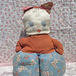 1940s Plush Cat - Etsy
